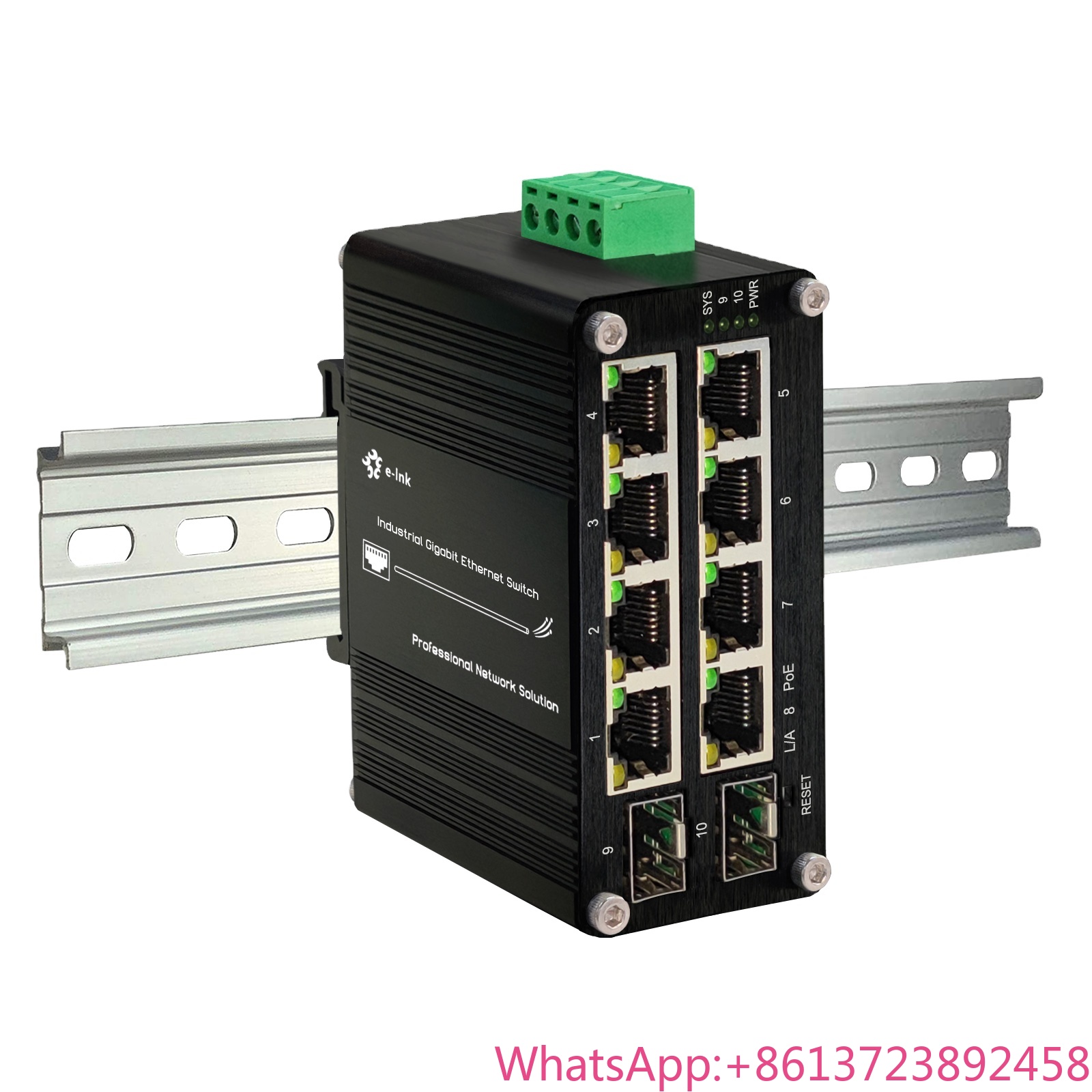 Managed Gigabit Poe Switch 8 Port 802.3At - Switch PoE Terkelola 8 Port 10/100/1000T