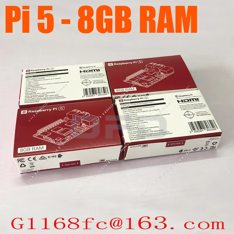 Raspberry Pi 5 8Gb - Pi 5 2GB/4GB/8GB Papan Pengembangan Memori