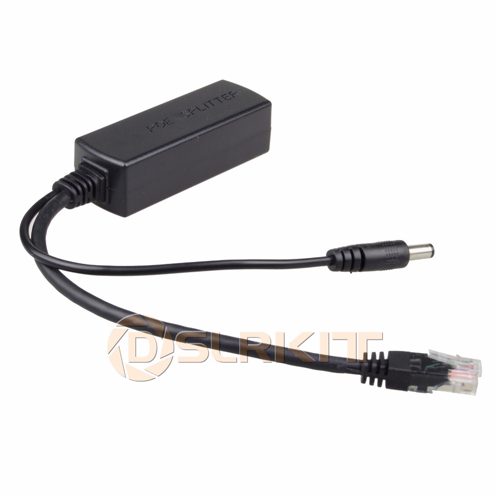Active Poe Splitter Gigabit 12V 2A - Dslrkit Gigabit Aktif POE Splitter Power