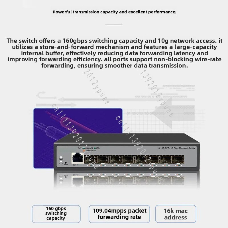 Switch Jaringan Terkelola 8 Po - Sfp+ 10G Managed Switch 8 Port ulasan dan harga